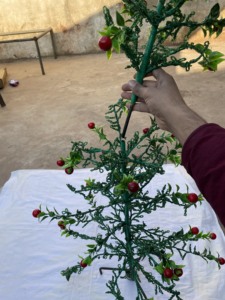 الساخن بيع اليدوية الزخرفية شجرة كريسماس صناعية