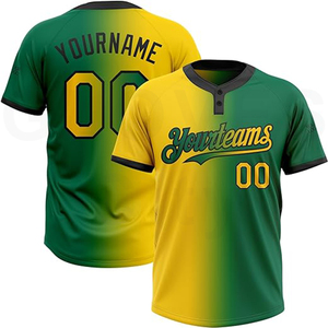 Jersey de béisbol de tela sostenible ecológico hecho de materiales reciclados que ofrece una excelente transpirabilidad Jersey suave - Product Image 1