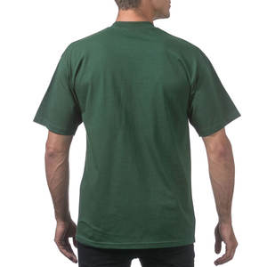 Pro Club T-shirt à col rond à manches courtes en coton épais pour homme Charcoal à manches courtes Coupe ample avec t-shirt à motif de lettres - Product Image 6