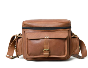 Meilleur prix personnalisé sac photo en cuir de haute qualité avec fermeture à glissière caractéristique durable directement fabricant indien pour cadeau - Product Image 4