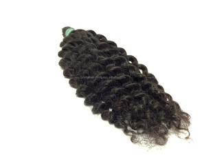 100% ต่อผมมนุษย์แท้เกรด8A ผมสีดำเป็นลอนลึกแบบอินโดนีเซีย - Product Image 4