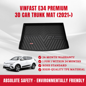 Vinfast E34 <b>Car</b> Mats Low MOQ High Standard <b>Car</b> <b>Interior</b> <b>Accessories</b> Factory Direct Sale Dust-Proof Chemical-Resistant Trunk Mat - Product Image 2