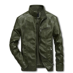 Chaqueta de Cuero Genuino de la Mejor Calidad para Hombre, Chaquetas de Cuero para Motociclistas, Abrigo Informal, Chaqueta Bomber para Hombre - Product Image 4