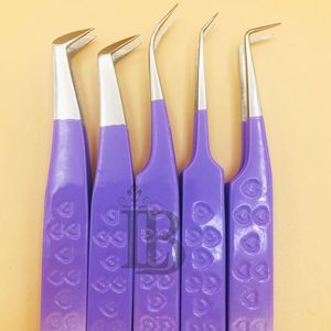 Pince à épiler de haute qualité pour extensions de cils, pince à épiler pour cils de vison, pince à épiler professionnelle pour cils, acier inoxydable, logo offert, durable - Product Image 4