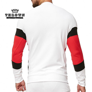 Ensemble de survêtements de fitness en coton 100% absorbant la transpiration et à séchage rapide, nouveau design, vêtements de course et d'entraînement écologiques pour l'extérieur, hiver - Product Image 2