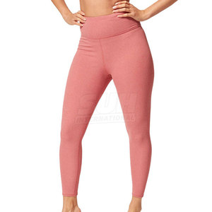 Leggings de Yoga de Cintura Media Elástica, Sólidos, de Alta Calidad, Venta Caliente, Último Diseño, Precio Razonable, Secado Rápido - Product Image 3