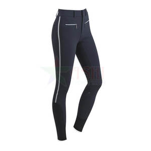 กางเกงขี่ม้าทรงสลิมเอวกลาง แบบจ็อดปัวร์ สั่งทำได้ พร้อมปักโลโก้ กันน้ำ กันลม ผ้าสแปนเด็กซ์/โพลีเอสเตอร์ สำหรับผู้หญิง - Product Image 4