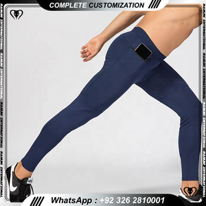 Leggings personnalisés en gros Pantalons de course Couche de base Bjj Spats - Product Image 3