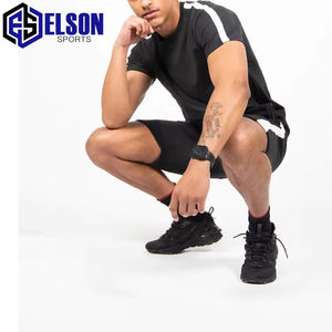 Vente en gros de conception personnalisée de nouveau style T-shirts grande taille pour hommes de haute qualité Ensemble de shorts surdimensionnés Sweat Gym Plain - Product Image 1