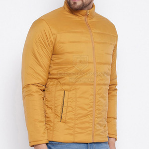Vente en gros de vêtements de plein air veste bouffante pour hommes avec logo personnalisé conception grande taille hiver écologique respirant - Product Image 3