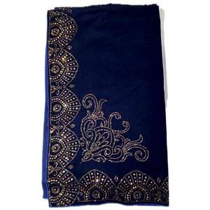 Los chales de lujo de terciopelo superventas más recientes con trabajo de piedra/chal de terciopelo de invierno pakistaní transpirable - Product Image 6