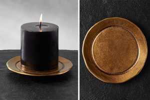 Table Top Decor Usage In Wholesale Price Metal <b>Candle</b> Tray High Selling Quality Modern Metal <b>Candle</b> Tray Elegant For Home - Product Image 5