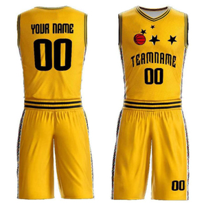 Wholesale Custom Men's Basketball Jersey Uniform Set 100% Polyester Sublimation Transfer Print Quick Dry Breathable Summer - Product Image 3