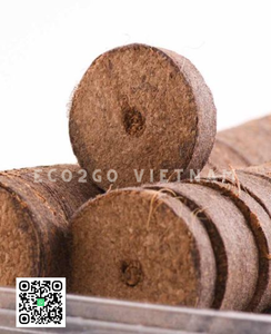 Eco2go Vietnam, Pellets de Fibra de Coco de Baja Expansión y Alta Densidad, 100% Natural, para Germinación de Semillas - Product Image 3