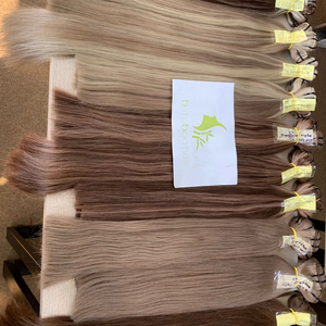 Vente chaude Trame Extensions De Cheveux Cheveux Humains 100% Vietnamien Vierge Cuticule Aligné Remy Machine Trame Extensions De Cheveux - Product Image 1