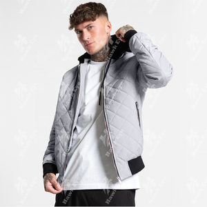 Chaqueta de bombardero de béisbol bordada de satén personalizada para hombre, las chaquetas de satén de alta calidad más vendidas, poliéster informal - Product Image 1