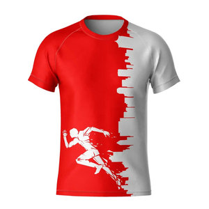 เสื้อเชิ้ตสตรีทเกรซพิมพ์ลายแบบรีดร้อน สำหรับผู้ชายและผู้หญิง สวมใส่ได้ทั้งแบบทางการและลำลอง ระบายอากาศได้ดี ผลิตจากโพลีเอสเตอร์ 100% รับผลิตแบบ OEM และพิมพ์ลายภายใต้แบรนด์ของลูกค้า - Product Image 1