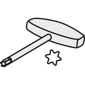 <b>Torx</b> <b>Key</b> ISO SDR T20-T 52.5g PRAMET Hex <b>Key</b> - Product Image 1