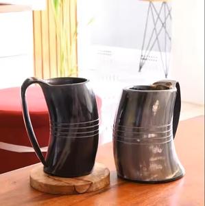 Taza de cuerno vikingo ecológica, venta al por mayor, taza de cuerno, producto de calidad de tendencia para hotel y restaurante en casa - Product Image 1