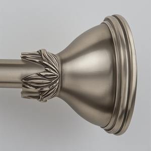 Palace View Single Metal <b>Curtain</b> <b>Pole</b> with Gold Shine and Smooth Surface Regal Touch and Strength - Product Image 1