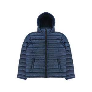 Giacca Puffer Reversibile da Uomo con Cappuccio Rimovibile Impermeabile con Cerniera Taglia XS Collo Alto ODM Rivestita Tinta Unita RND Nero RND - Product Image 1