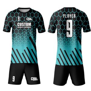 Uniforme de fútbol de impresión por sublimación HD Vintage personalizado 2025, directo de fábrica, diseño al por mayor, uniforme de fútbol de tela transpirable - Product Image 1