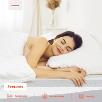 Hot UK SIMBA Matelas de lit simple double king size résistant au feu Matelas à ressort en mousse à mémoire de forme gel hybride dans une boîte avec couvercle