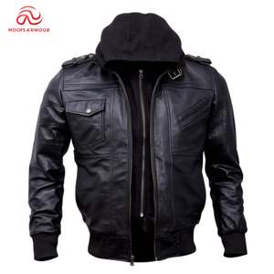 2025เสื้อแจ็กเก็ตหนังสำหรับผู้ชายหรือเสื้อโค้ทหนังสำหรับขี่มอเตอร์ไซค์ทรงสลิมฟิตสำหรับฤดูใบไม้ผลิฤดูใบไม้ร่วง - Product Image 1