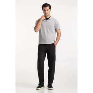 Patrón Sólido para Suéter Polo Tejido MN-PSW-WS24-008 Técnica de Teñido Liso - Product Image 5