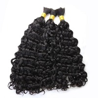 Extensions de cheveux Remy birmans de haute qualité pour tressage de cheveux humains, à double tirage, au prix de gros
