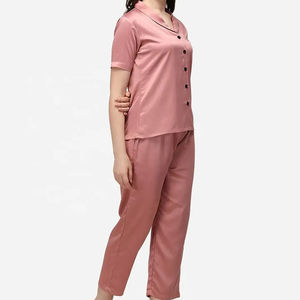 Vêtements de nuit 2 pièces pour femmes, ensemble pyjama pour la maison, combinaison de nuit respirante pour femmes, vêtements de nuit multicolores, nouveau design - Product Image 1