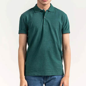 2023 polos de algodón de punto Unisex de alta calidad de secado rápido estampado de talla grande para hombres deporte informal en blanco para niños - Product Image 3