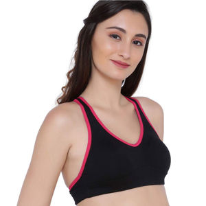 OEM Logo Personnalisé Adulte Noir Fermeture Éclair Yoga Soutien-Gorge Rembourré Dames Femmes Sport Soutien-Gorge Top Fitness Prix De Gros Sport Soutien-Gorge Pour Les Femmes - Product Image 6