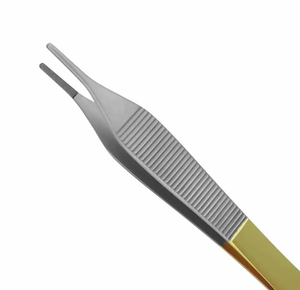 Fórceps de vendaje y tejido Adson del fabricante, fórceps de tejido TC Adson de acero inoxidable alemán de 12cm - Product Image 3