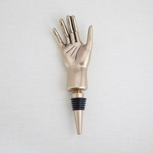 Unique Handcrafted Luxury Aluminum Nickel Plated Eco-Friendly Bottle Stopper for Premium <b>Home</b> <b>Bar</b> Collection - Product Image 4