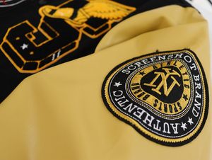 Ropa de calle para hombre, forro acolchado, chaqueta de moda pesada, parches bordados personalizados, chaqueta de béisbol Collage - Product Image 4