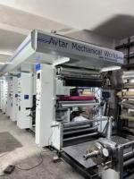 Machine d'impression flexographique entièrement automatisée Avtar PVC pour films plastiques, haute capacité, usage intensif, fabriquée en Inde