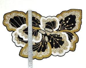 Elegant Seed Beads Beaded Embroidery Placemats For Wedding Events Colorful Seed Beaded Placemats For Home Decoration - Product Image 2