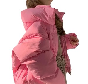 Veste à capuche pour femmes fabriquée par le fabricant, conception personnalisée, veste d'hiver en gros, veste coupe-vent de haute qualité - Product Image 3