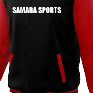 Wholesale Heat Transfer logo Design Varsity <b>Jackets</b> Custom Unisex <b>Baseball</b> <b>Jacket</b> <b>Men</b> Casual Plain Cotton Letterman Winter - Product Image 5
