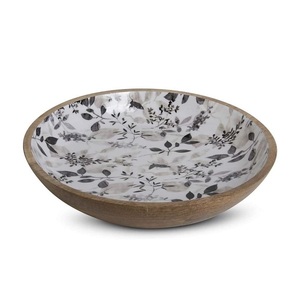 Cuencos de madera de encimera de mesa de Venta caliente Cuencos de madera de alta calidad Forma redonda de mango natural y sólido para restaurantes de artículos para el hogar - Product Image 4