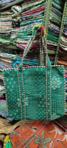 กระเป๋าผ้าคอตตอนสไตล์อินเดียสำหรับผู้หญิงลายควิลท์10ชิ้นกระเป๋าแฟชั่นงานแฮนด์เมด - Product Image 3