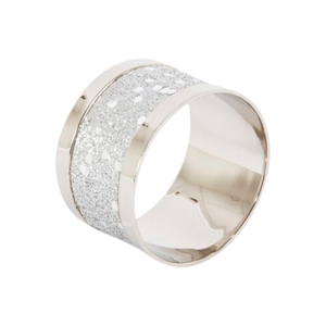 Top Grade Quality Indian Supplies at Wholesale Price Silver <b>Thick</b> Bold Napkin <b>Rings</b> Elegant Metal for Banquet Table Decor - Product Image 1