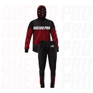 Ensemble d'échauffement Football 7v7, Kit de vêtements de sport entièrement personnalisable par sublimation, Maillots domicile et extérieur, Shorts et Survêtement d'échauffement - Product Image 4