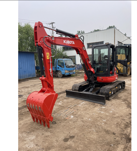 Mini excavadora usada de 5 toneladas con certificación CE, excavadora usada Kubota U55-4 de segunda mano en venta - Product Image 4