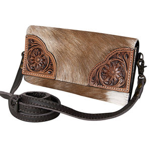 กระเป๋าหนังแท้สไตล์โบฮีเมียนคาวเกิร์ลสไตล์โบฮีเมียนกระเป๋าสะพายขนาดเล็กทันสมัยจุของได้มากสำหรับฤดูใบไม้ร่วง - Product Image 1