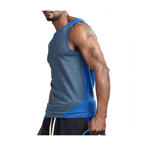 Active Wear Polyester / Cotton <b>Men</b> Tank Top OEM Gym Fitness <b>Singlets</b> <b>Men's</b> Tank Tops <b>For</b> Workout & Training new <b>men</b> Tank top - Product Image 2