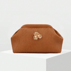 Pleated Cosmetic Bag Zipper Toiletry Pouch Polyester <b>Makeup</b> <b>Case</b> Portable Travel Organizer - Product Image 4