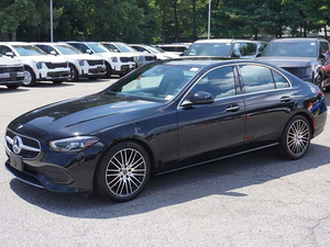 Mercedes-Benz Classe C C300 Berline 4MATIC 2023 d'occasion noire exceptionnelle avec jantes en alliage, système de navigation en cuir, démarrage à distance, conduite à gauche, intérieur sombre - Product Image 5