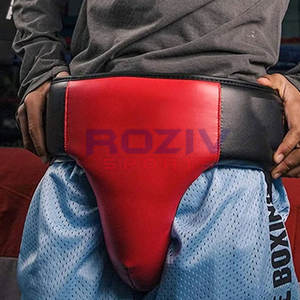 อุปกรณ์ป้องกันอวัยวะเพศชายสำหรับมวย MMA เทควันโด คุณภาพสูงระดับมืออาชีพ  หนังนิ่ม  รับทำโลโก้และสีตามสั่ง - Product Image 4